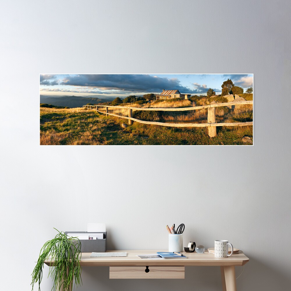 Craig's Hut Autumn Sunset, Australia Poster