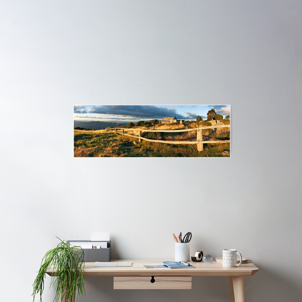 Craig's Hut Autumn Sunset, Australia Poster