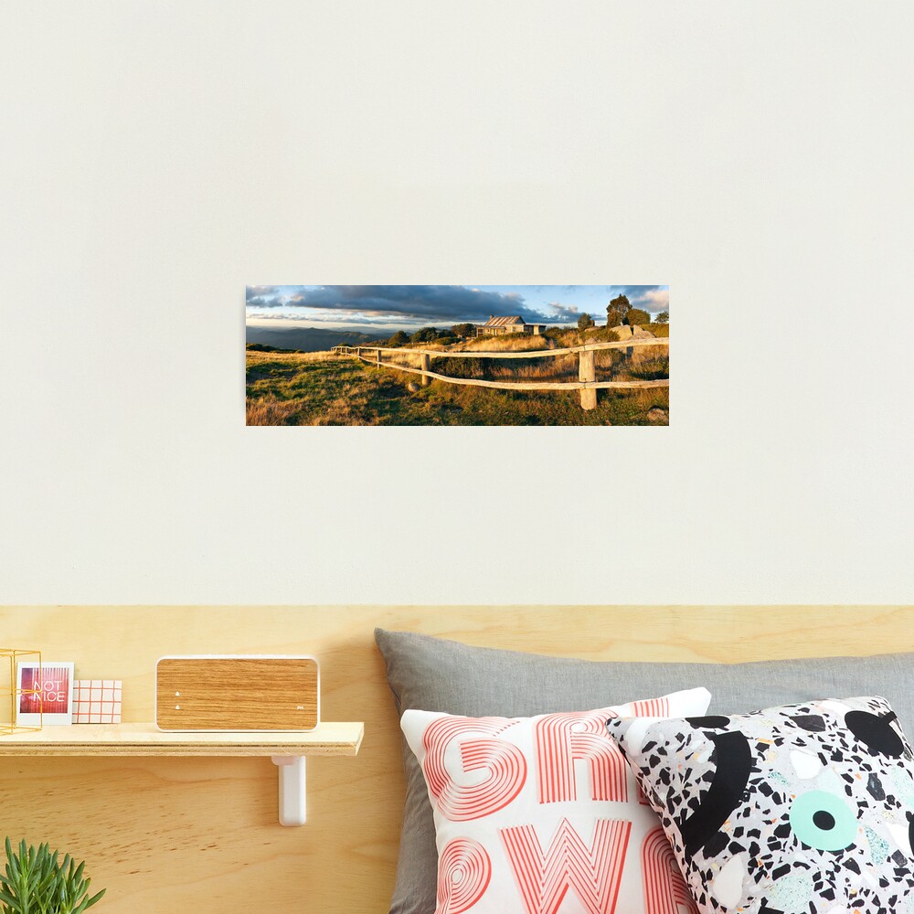 Craig's Hut Autumn Sunset, Australia Photographic Print