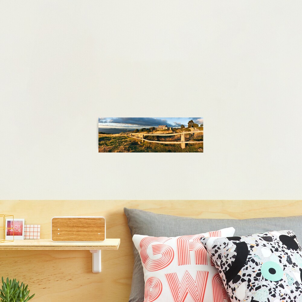 Craig's Hut Autumn Sunset, Australia Photographic Print