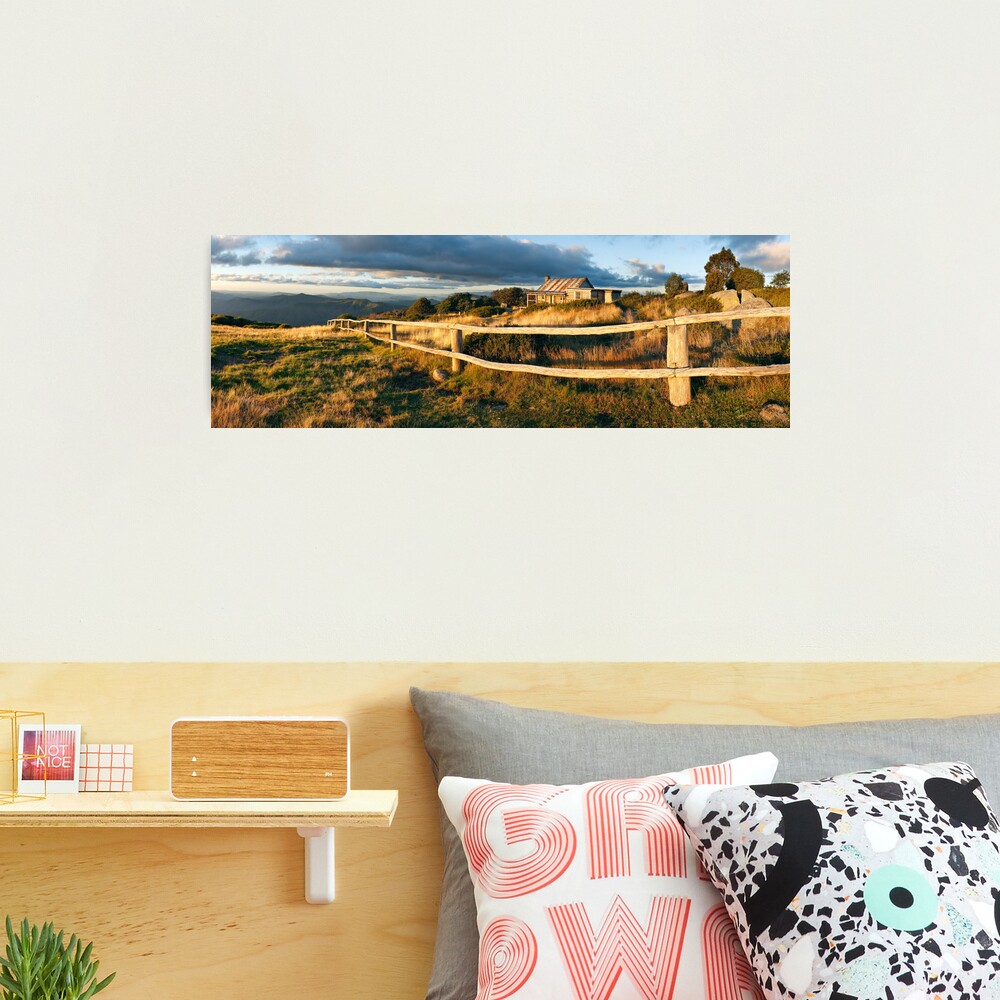 Craig's Hut Autumn Sunset, Australia Photographic Print