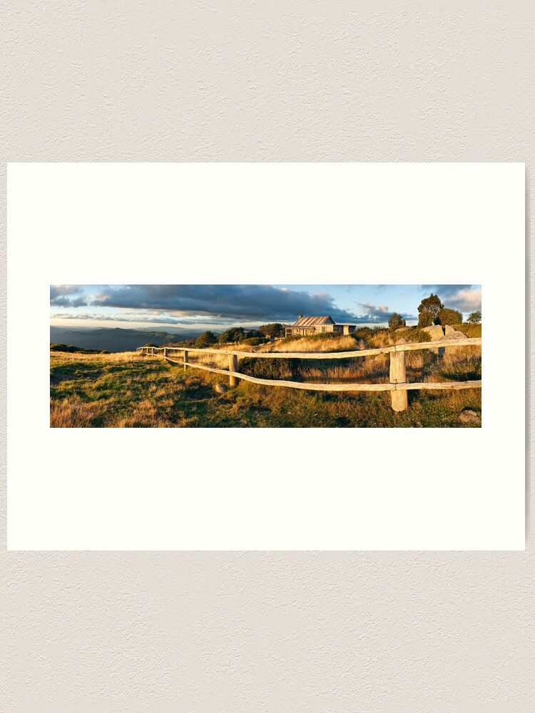 Alternate view of Craig's Hut Autumn Sunset, Australia Art Print