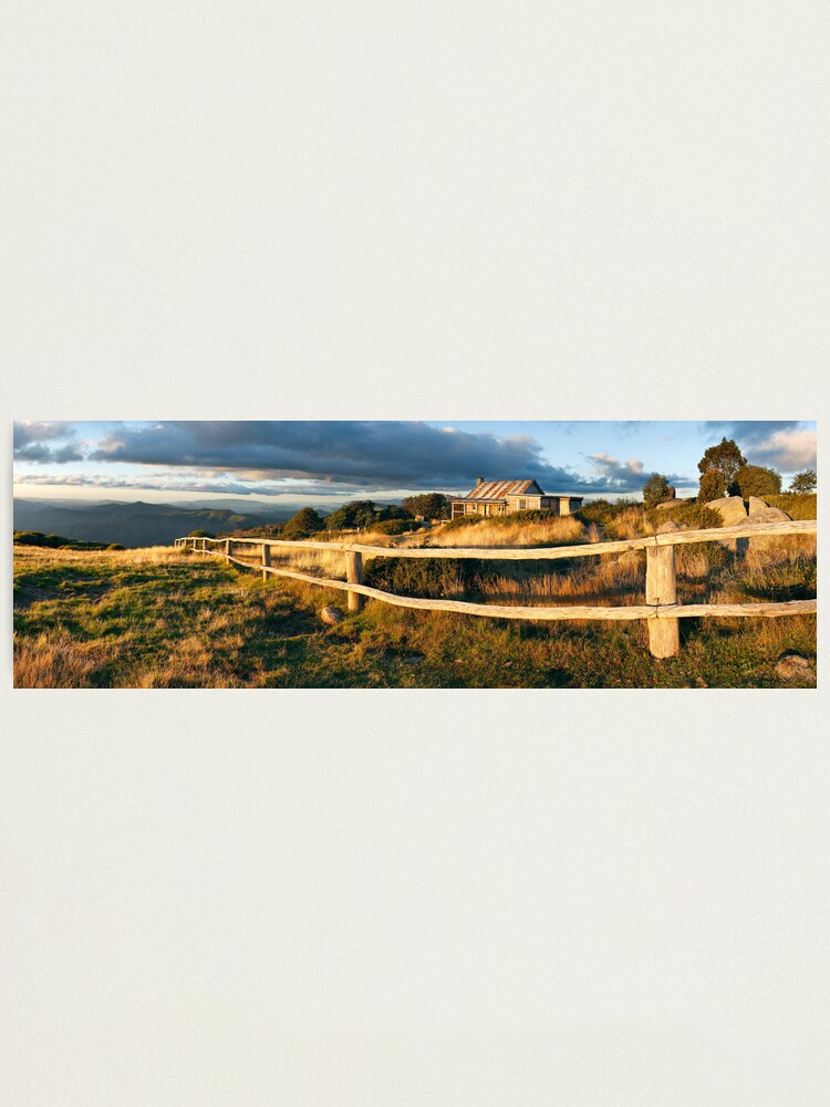 Alternate view of Craig's Hut Autumn Sunset, Australia Photographic Print