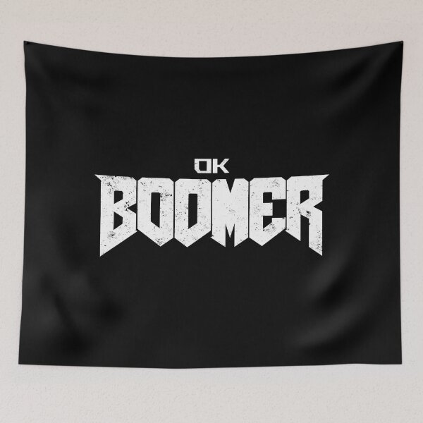 Item preview, 'OK Boomer' (Doom-style) designed and sold by BenGrantham.