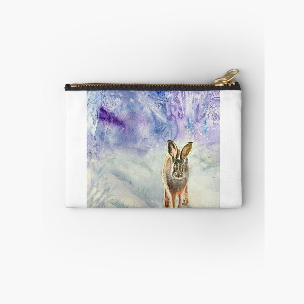 Item preview, After snowfall: Watercolour painting of a hare designed and sold by Double Dutch Designs.