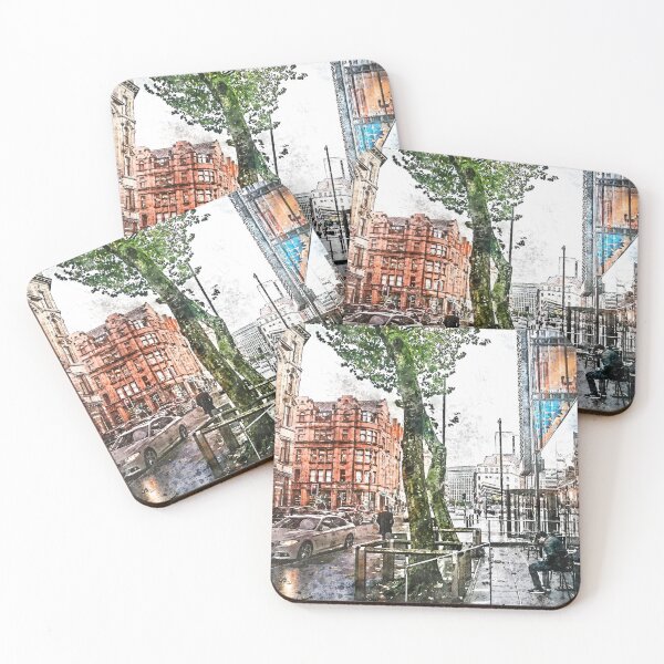 Item preview, Manchester city watercolor #manchester designed and sold by JBJart.