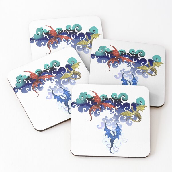 Item preview, Dragon Trio. designed and sold by uponadaydreamer.