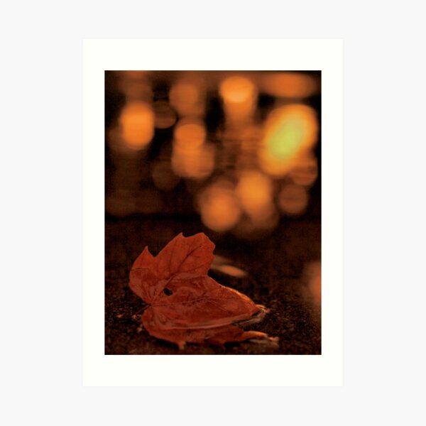 dipped in gold Art Print