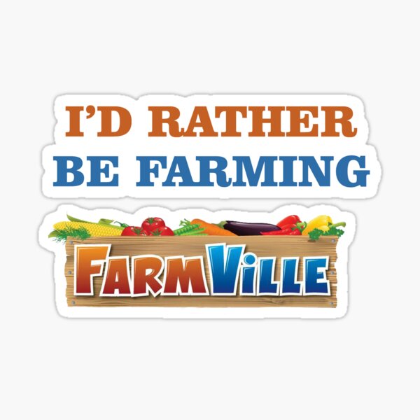 Item preview, I'd rather be farming Farmville designed and sold by Pam069.