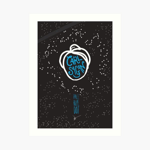 Carl Sagan: Pale Blue Dot Art Print