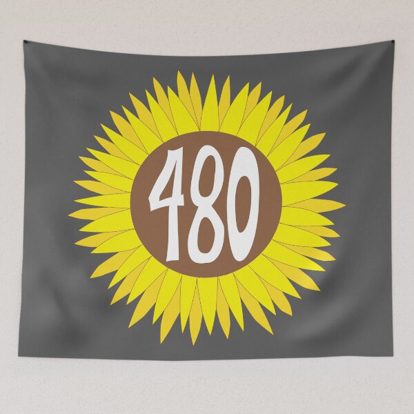 Item preview, Hand Drawn Arizona Sunflower 480 Area Code designed and sold by itsrturn.
