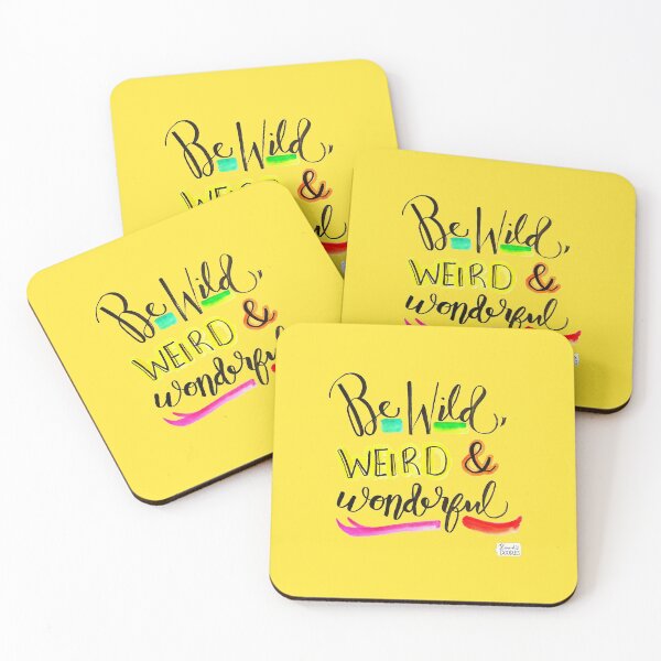 Item preview, Be Wild, Weird & Wonderful: empowering quote design designed and sold by Hannah's  Doodles.