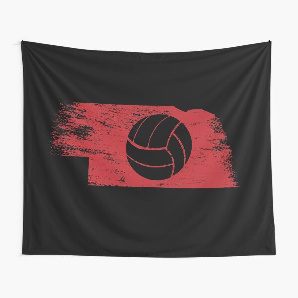 Volleyball In Nebraska Tapestry