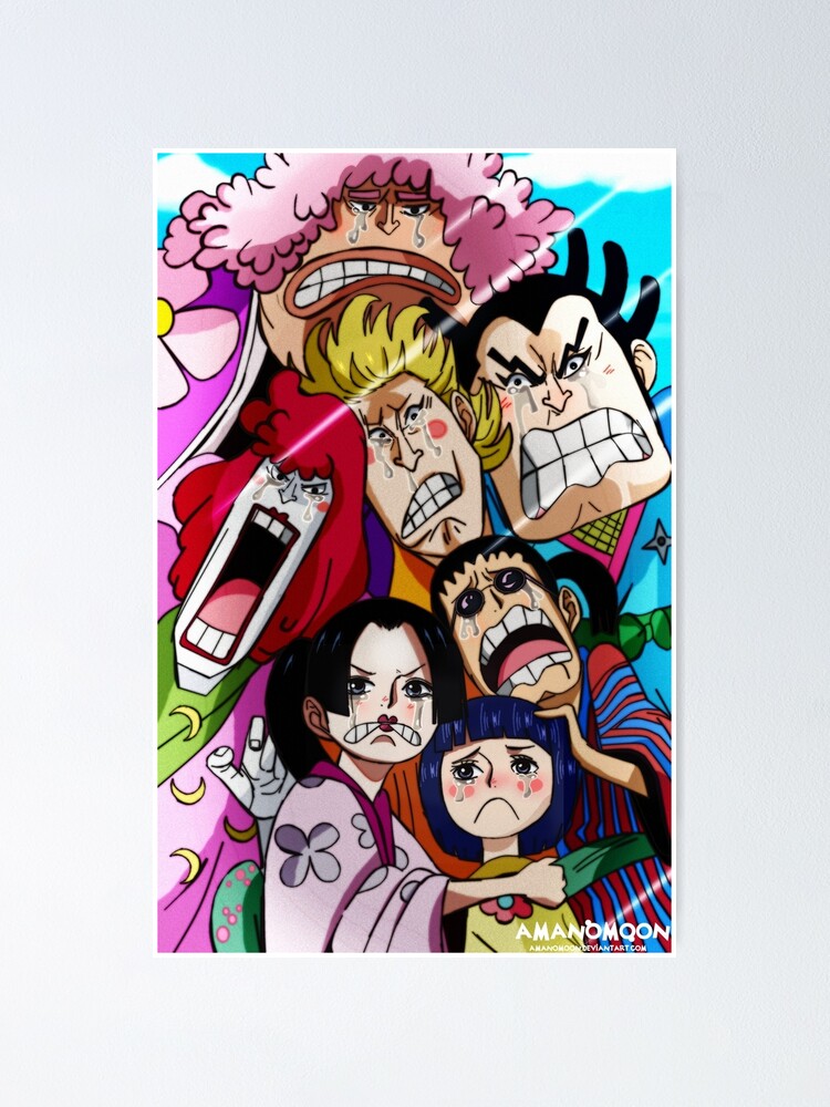 Poster One Piece Chapter 962 Nine Red Scabbards Poster Par Amanomoon Redbubble