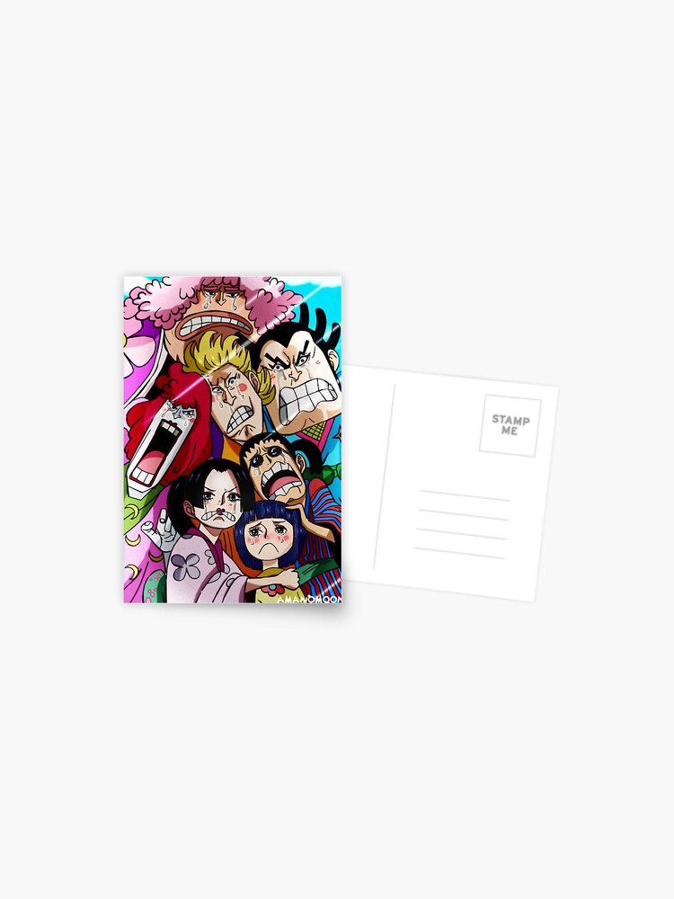 One Piece Chapter 962 Red Nine Scabbards Poster Postcard By Amanomoon Redbubble