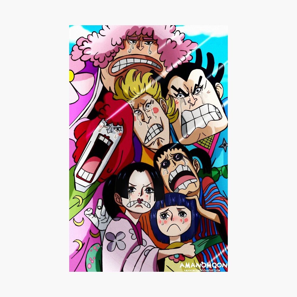 One Piece Chapter 962 Red Nine Scabbards Poster Metal Print By Amanomoon Redbubble