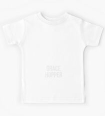 Grace Hopper (Light Lettering) - Clothing & Other Products Kids Tee