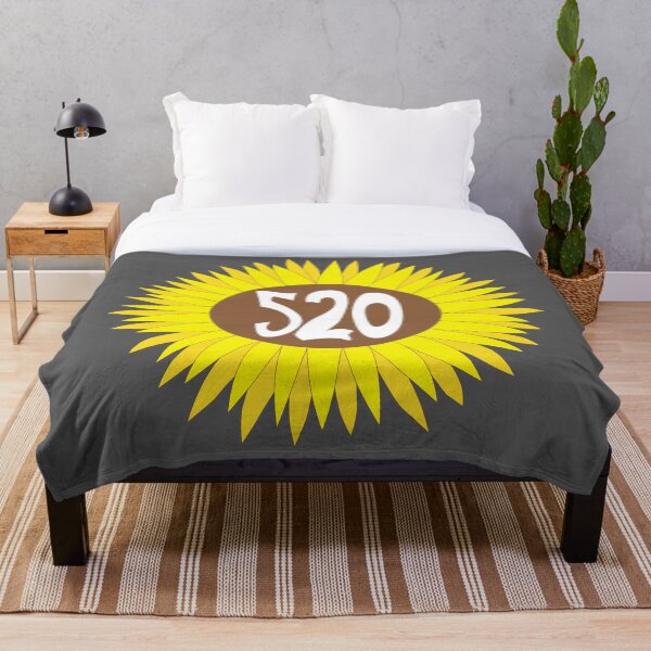 Item preview, Hand Drawn Arizona Sunflower 520 Area Code designed and sold by itsrturn.