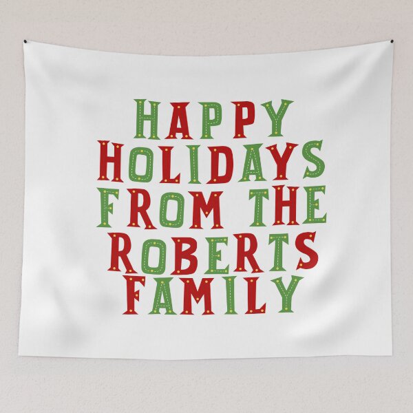 Item preview, Happy holidays from the Roberts family designed and sold by Urosek.