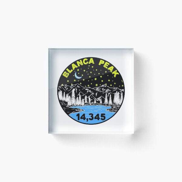 Item preview, Blanca Peak Colorado Rocky Mountains Sangre de Cristo 14'er Fourteener designed and sold by DESTINATIONS DECAL.