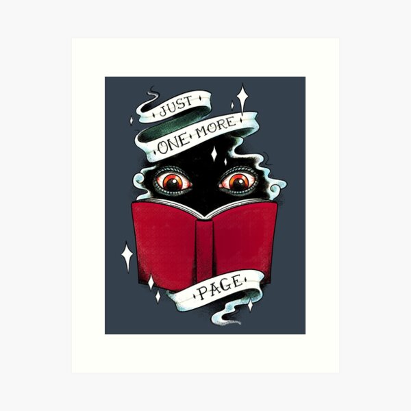 One More Page Art Print