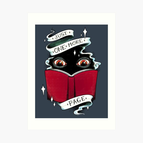 One More Page Art Print