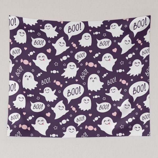 Item preview, Cute little ghosts pattern designed and sold by Earthsavers.
