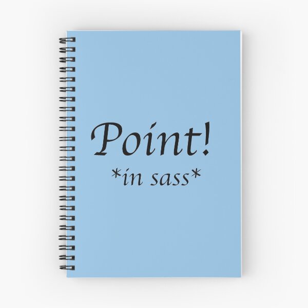 Item preview, Point! *in sass* (black) designed and sold by debatethewayout.