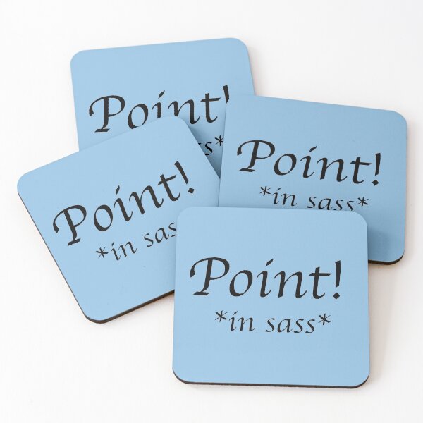 Item preview, Point! *in sass* (black) designed and sold by debatethewayout.