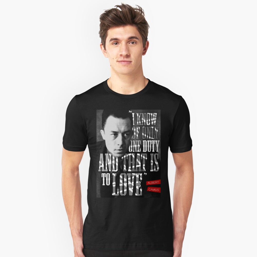 Albert Camus Quote Slim Fit T-Shirt