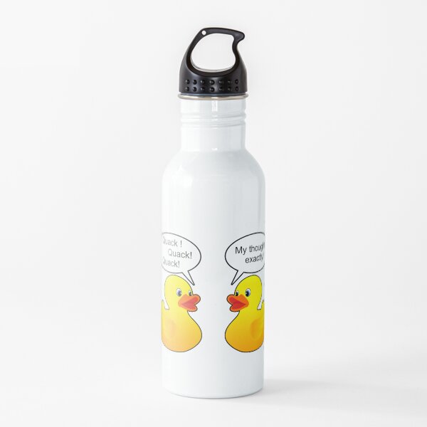 Funny talking Rubber ducks Water Bottle