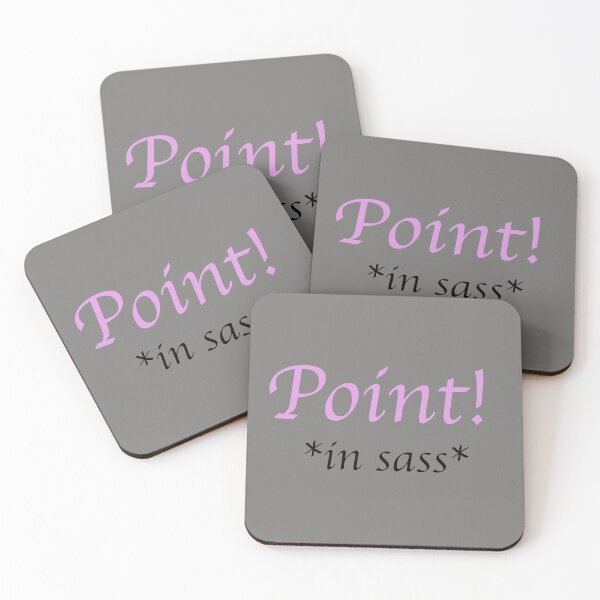Item preview, Point! *in sass* (pink) designed and sold by debatethewayout.