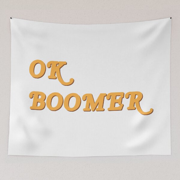 Item preview, Ok Boomer Typography  designed and sold by Freshfroot.
