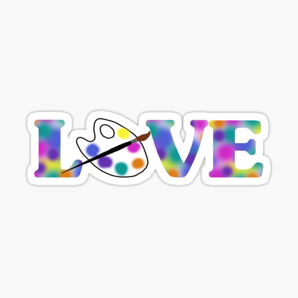 Palette Love Sticker