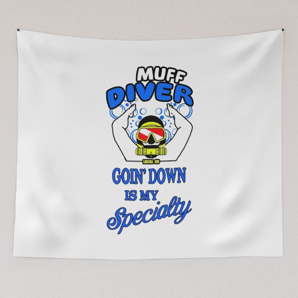 Item preview, Muff Diver; designed and sold by StickerApe.