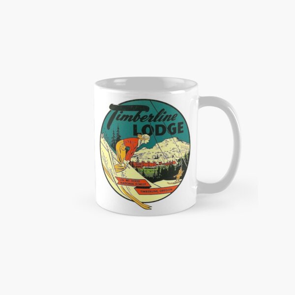 Vista previa del artículo con la obra «Vintage Timberline Lodge Mt Hood», diseñado y vendido por hilda74.