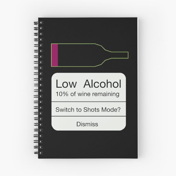 Item preview, Low Wine Warning! designed and sold by DavidASmith.