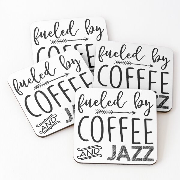 Item preview, Fueled By Coffee And Jazz designed and sold by kamrankhan.
