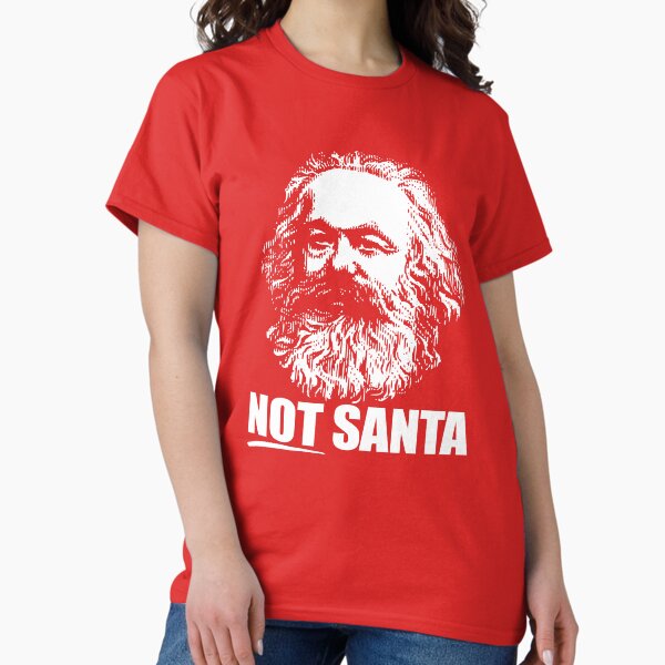 Item preview, NOT SANTA! Karl Marx Funny Marxist Christmas Communist Meme  designed and sold by starkle.