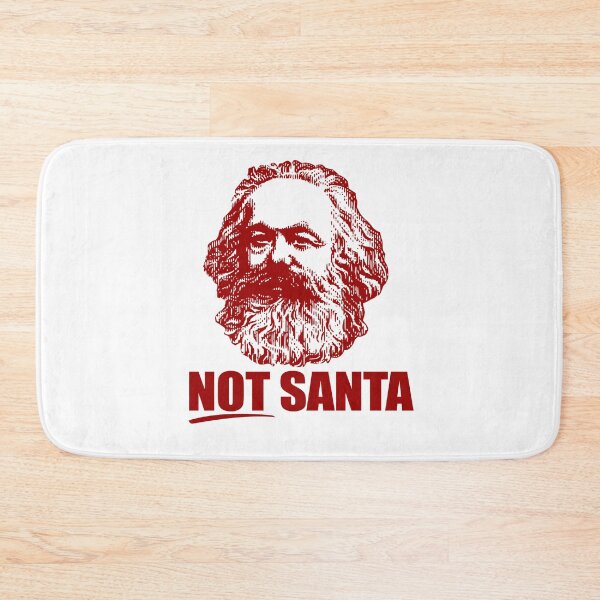 Item preview, NOT SANTA! Karl Marx Funny Marxist Red Christmas Communist Meme  designed and sold by starkle.