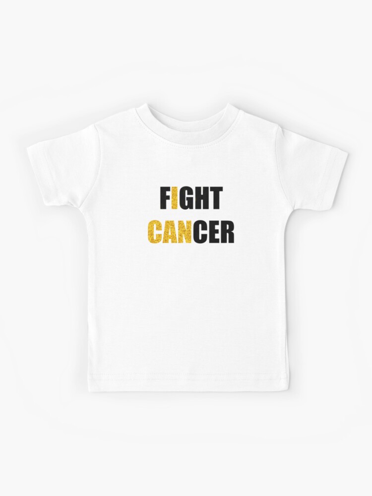 Childhood Cancer Awareness T Shirt Gold for a Child Fight T-Shirt