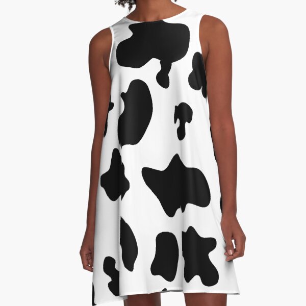 Vista previa del artículo con la obra «Patrón de vaca manchas de animal print», diseñado y vendido por Sarcastic And Funny.