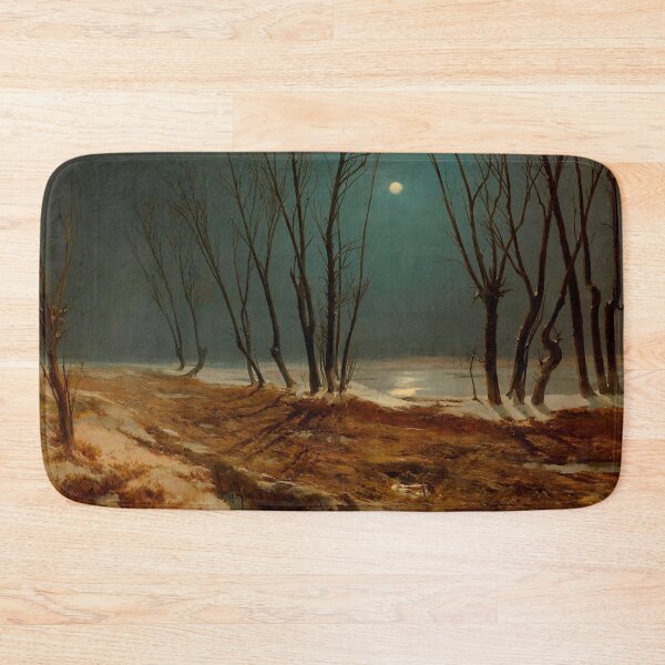 Item preview, Winter Landscape at Moonlight designed and sold by ArtExpression.