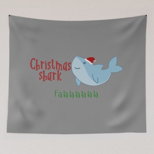 Item preview, Christmas Shark designed and sold by Twisted Willow Creates .