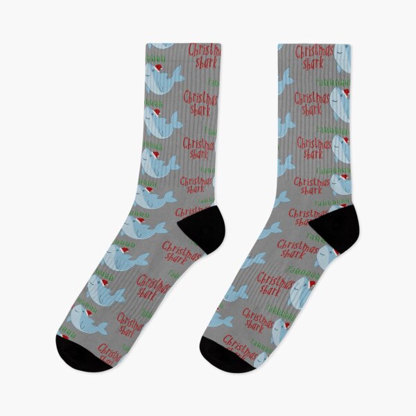 Item preview, Christmas Shark designed and sold by Twisted Willow Creates .