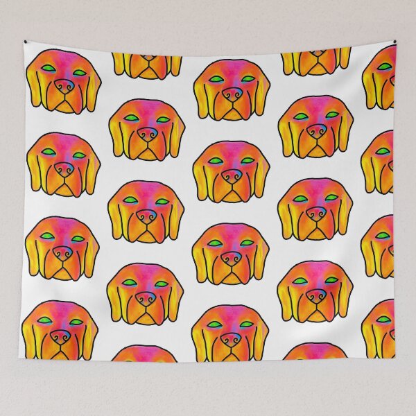 Item preview, Psychedelic dog designed and sold by Jessicasev.