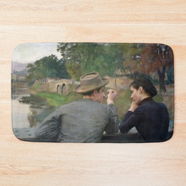 Item preview, Les Amoureux - The Lovers - Émile Friant - 1888 designed and sold by ArtExpression.