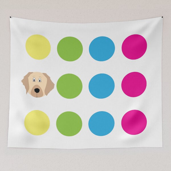 Item preview, Polka Dogs Golden  designed and sold by KayCDesigns.