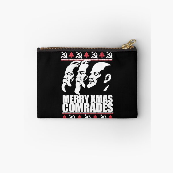 Item preview, MERRY CHRISTMAS COMRADE Ugly Xmas Sweater Marx Lenin Engels Funny Marxist Christmas Communist Meme  designed and sold by starkle.