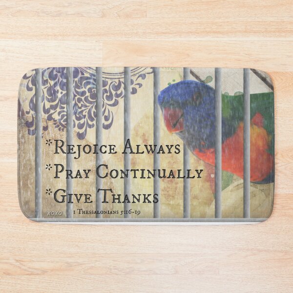Item preview, Rejoice Always, Pray Continually, Give Thanks. designed and sold by TheKingdomAttic.